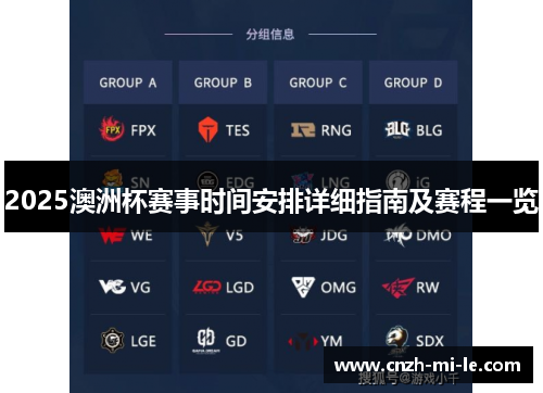 2025澳洲杯赛事时间安排详细指南及赛程一览